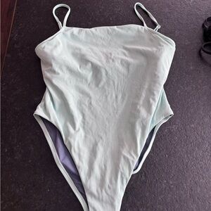 Jolyn Mint Green One-Piece Swimsuit surf